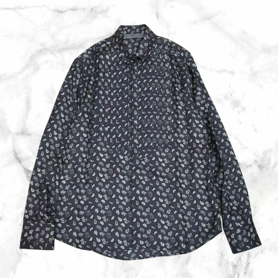 ETRO - 【美品】ETRO/エトロ 長袖ドレス シャツ シルク100 ETRO - 【美品】ETRO/エトロ 長袖ドレス シャツ シルク100