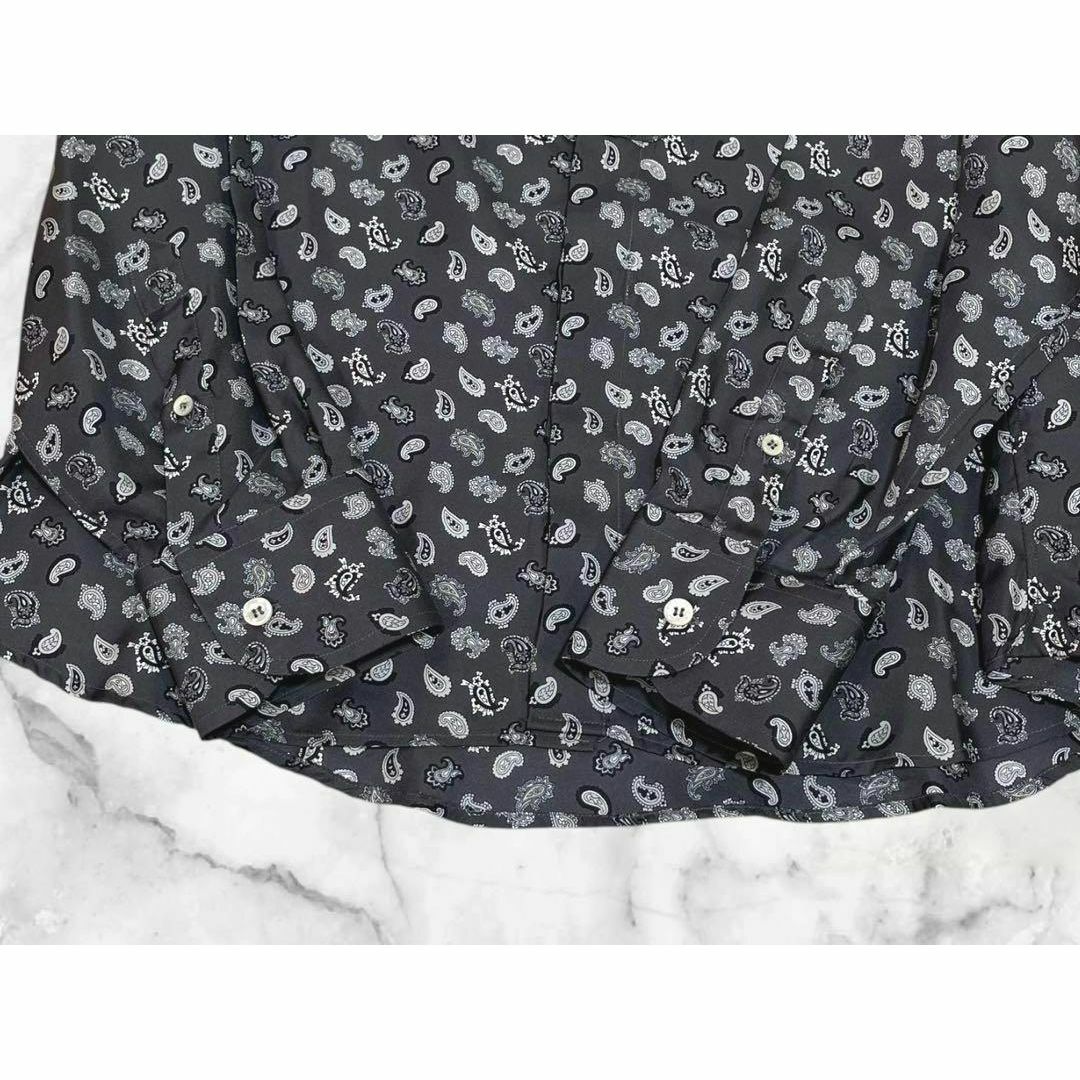 ETRO - 【美品】ETRO/エトロ 長袖ドレス シャツ シルク100 ETRO - 【美品】ETRO/エトロ 長袖ドレス シャツ シルク100