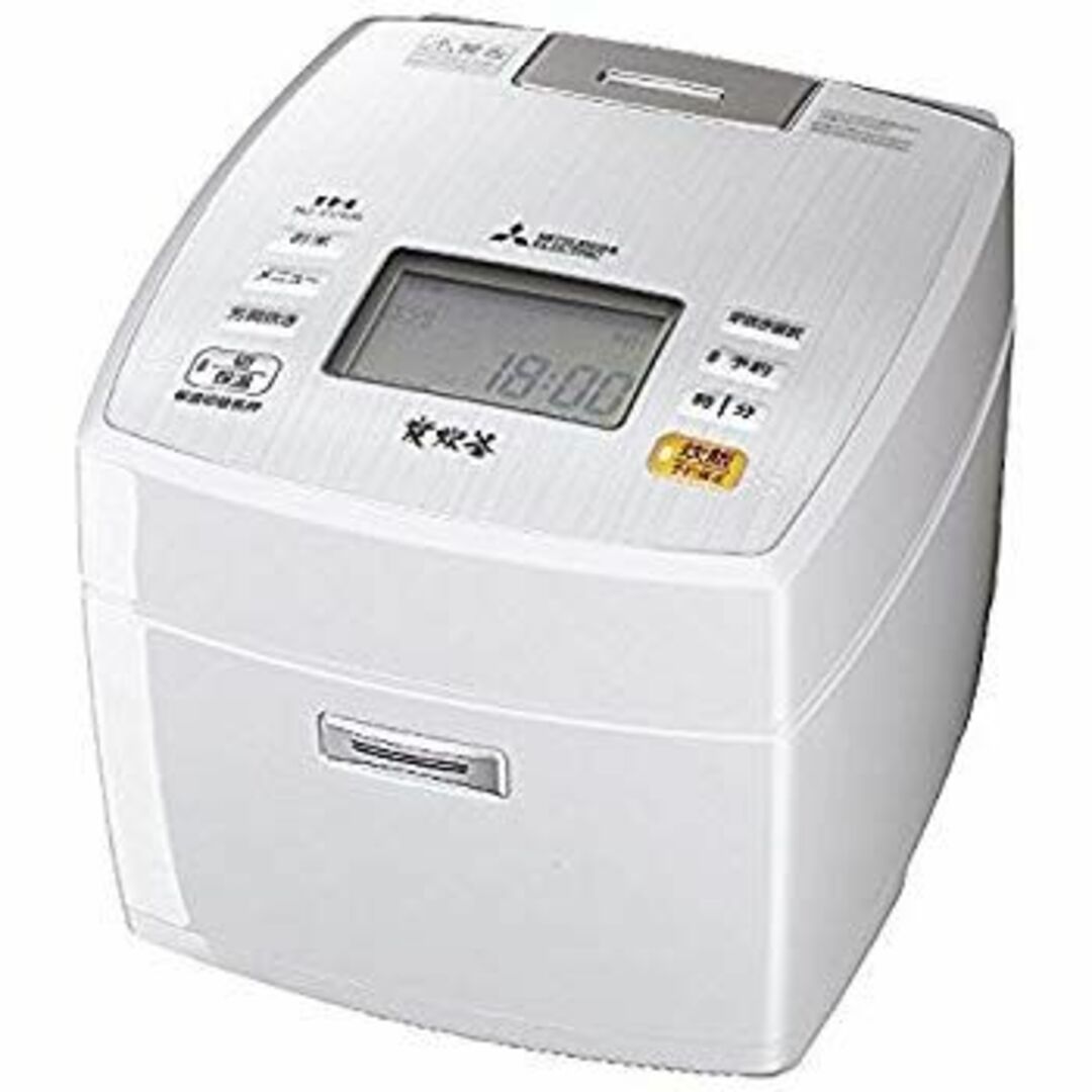 三菱電機 IHジャー炊飯器 備長炭炭炊釜 5.5合炊き ピュア 三菱電機 IHジャー炊飯器 備長炭炭炊釜 5.5合炊き ピュア