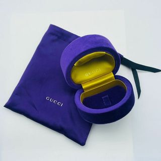 GUCCI - 美品 グッチ 空箱 袋 ジュエリーボックス リングケース GUCCI - 美品 グッチ 空箱 袋 ジュエリーボックス リングケース