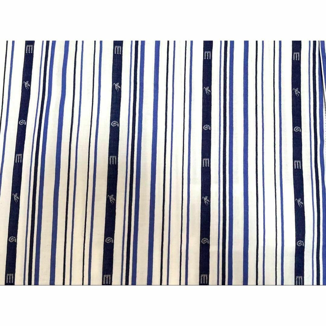 ETRO - 【新品未使用】ETRO/エトロ 長袖シャツ ロゴ&ストライプ ETRO - 【新品未使用】ETRO/エトロ 長袖シャツ ロゴ&ストライプ