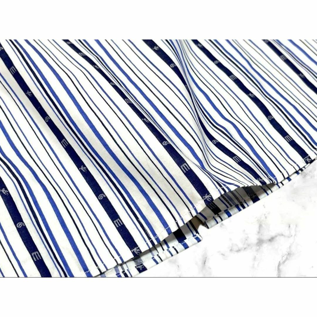 ETRO - 【新品未使用】ETRO/エトロ 長袖シャツ ロゴ&ストライプ ETRO - 【新品未使用】ETRO/エトロ 長袖シャツ ロゴ&ストライプ