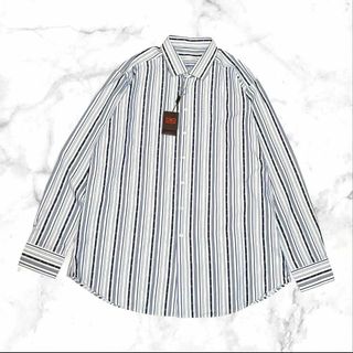 ETRO - 【新品未使用】ETRO/エトロ 長袖シャツ ロゴ&ストライプ ETRO - 【新品未使用】ETRO/エトロ 長袖シャツ ロゴ&ストライプ