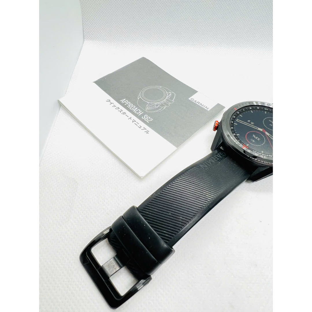 GARMIN - 【美品】Garmin ガミン Approach S62 Black (7175)の GARMIN - 【美品】Garmin ガミン Approach S62 Black (7175)の