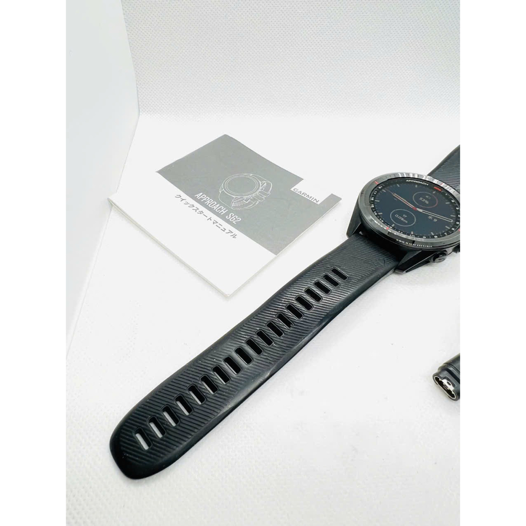 GARMIN - 【美品】Garmin ガミン Approach S62 Black (7175)の GARMIN - 【美品】Garmin ガミン Approach S62 Black (7175)の
