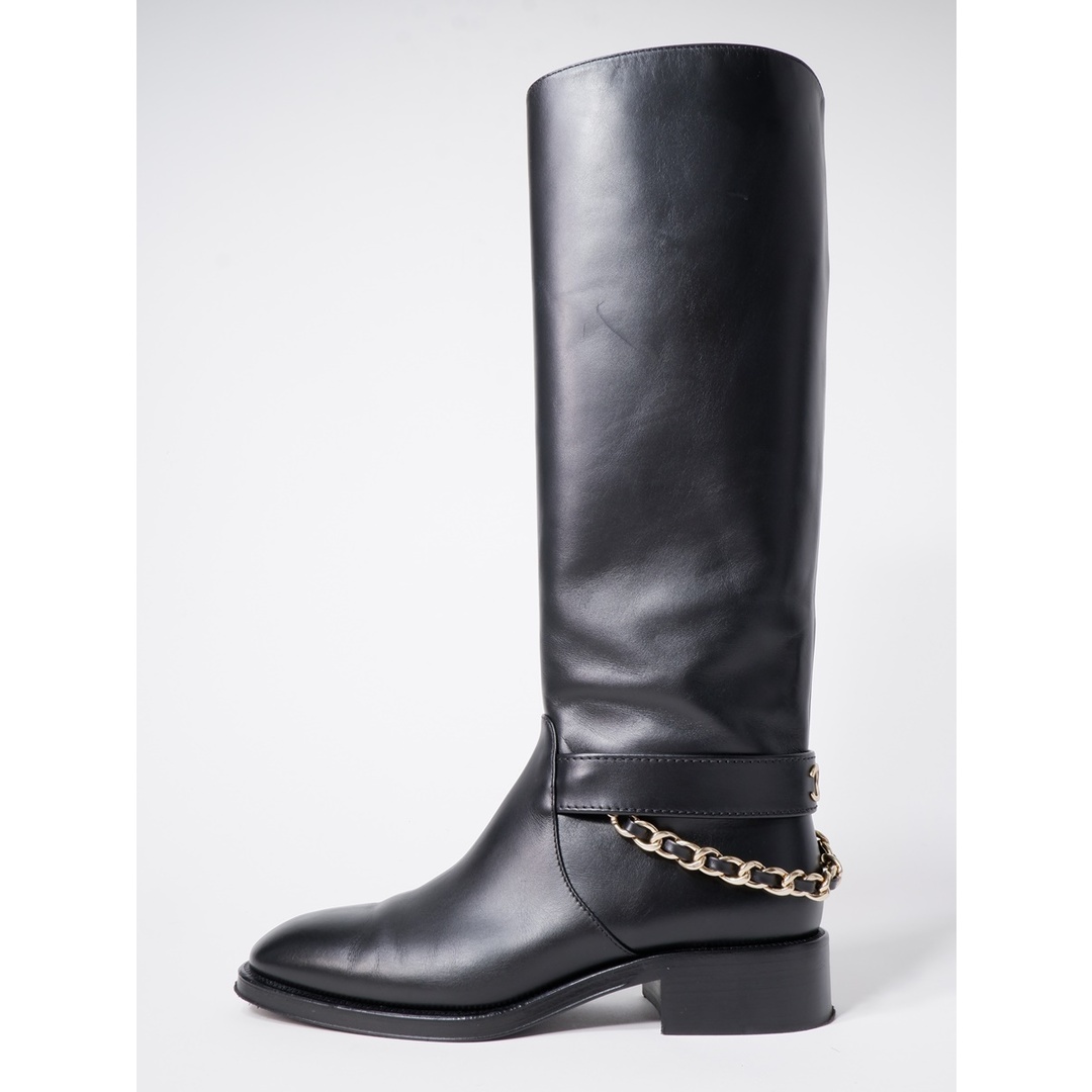 CHANEL - CHANELシャネル 2022AW G39171 High Boots ココマーク CHANEL - CHANELシャネル 2022AW G39171 High Boots ココマーク