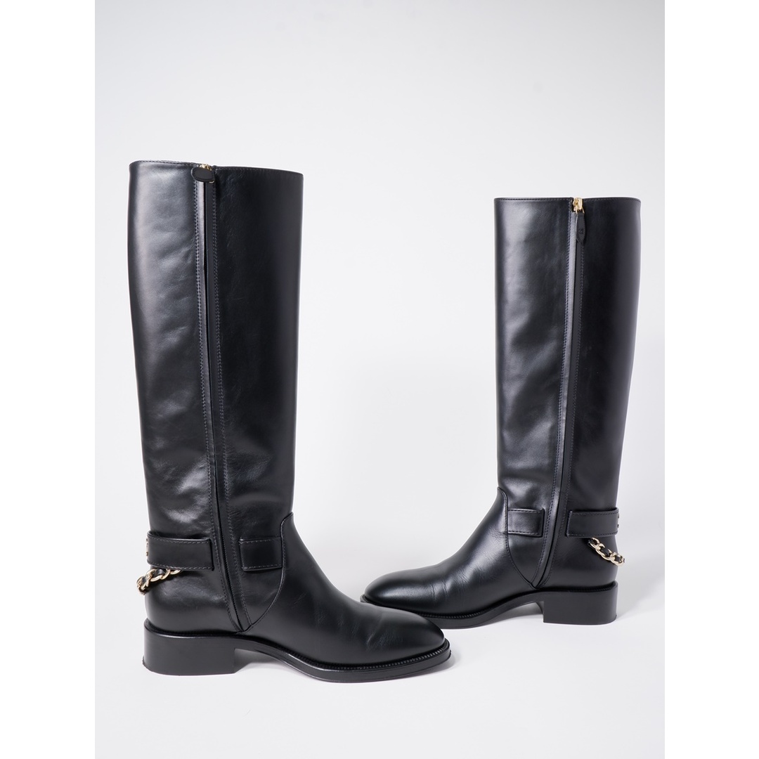 CHANEL - CHANELシャネル 2022AW G39171 High Boots ココマーク CHANEL - CHANELシャネル 2022AW G39171 High Boots ココマーク