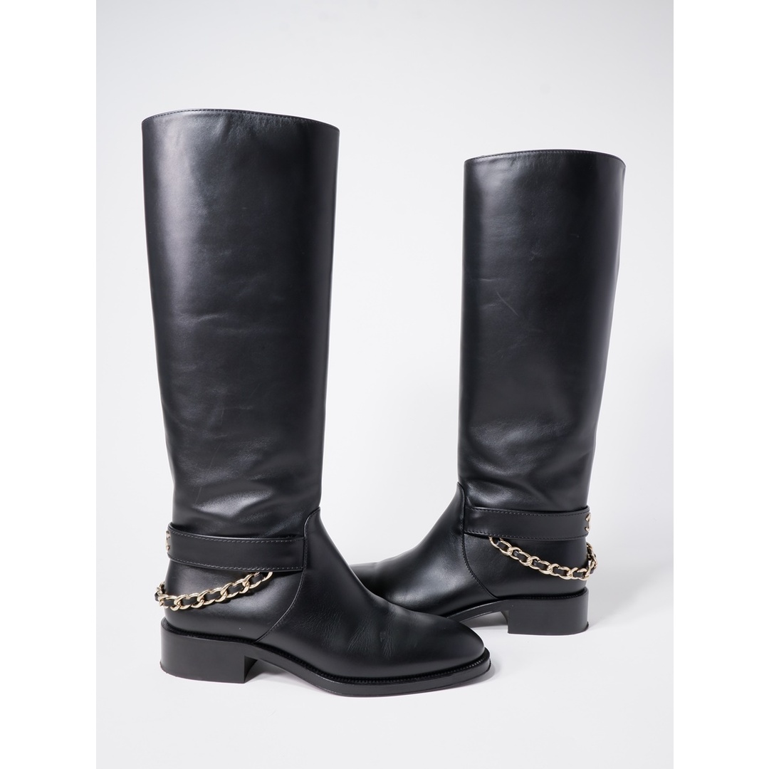CHANEL - CHANELシャネル 2022AW G39171 High Boots ココマーク CHANEL - CHANELシャネル 2022AW G39171 High Boots ココマーク