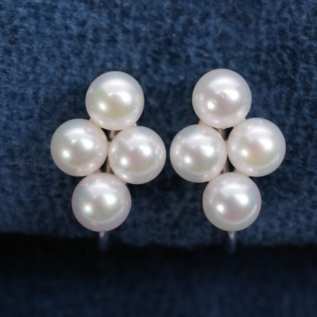 MIKIMOTO - 美品 ミキモト ベビーパール イヤリング シルバー/24 MIKIMOTO - 美品 ミキモト ベビーパール イヤリング シルバー/24