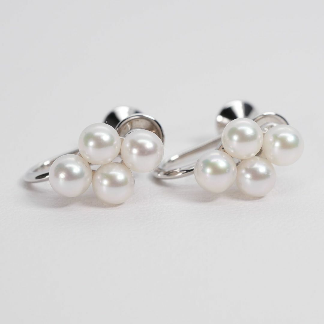 MIKIMOTO - 美品 ミキモト ベビーパール イヤリング シルバー/24 MIKIMOTO - 美品 ミキモト ベビーパール イヤリング シルバー/24