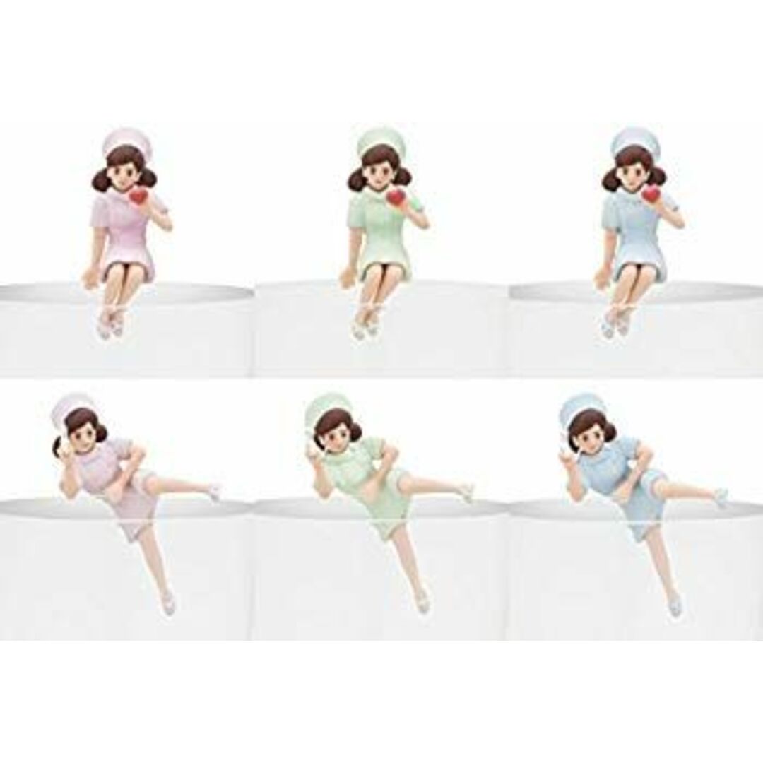 コップのフチ子 ナース 全6種類セット コンプリート 約5cm フィギュア w17b8b5