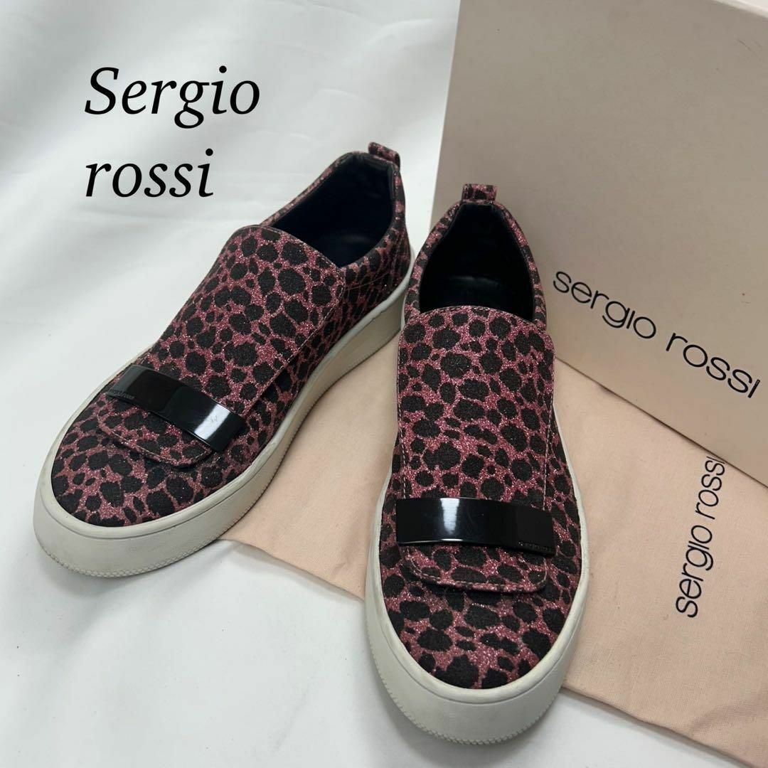 Sergio Rossi - F805 25cm 38 セルジオロッシ SR1 ピンク Sergio Rossi - F805 25cm 38 セルジオロッシ SR1 ピンク