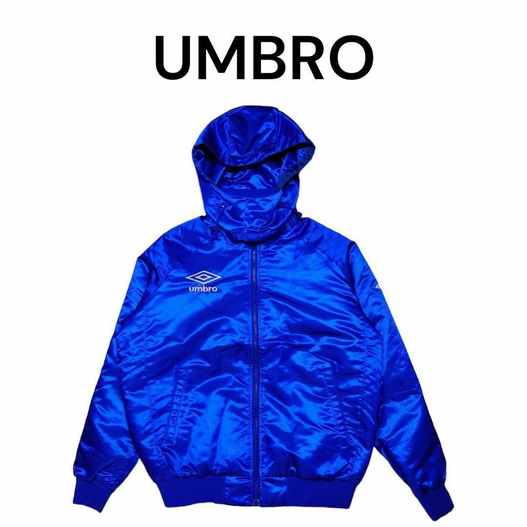 UMBRO ロゴ刺繍 中綿ナイロンジャケット 古着 アンブロ ナイロン UMBRO ロゴ刺繍 中綿ナイロンジャケット 古着 アンブロ ナイロン