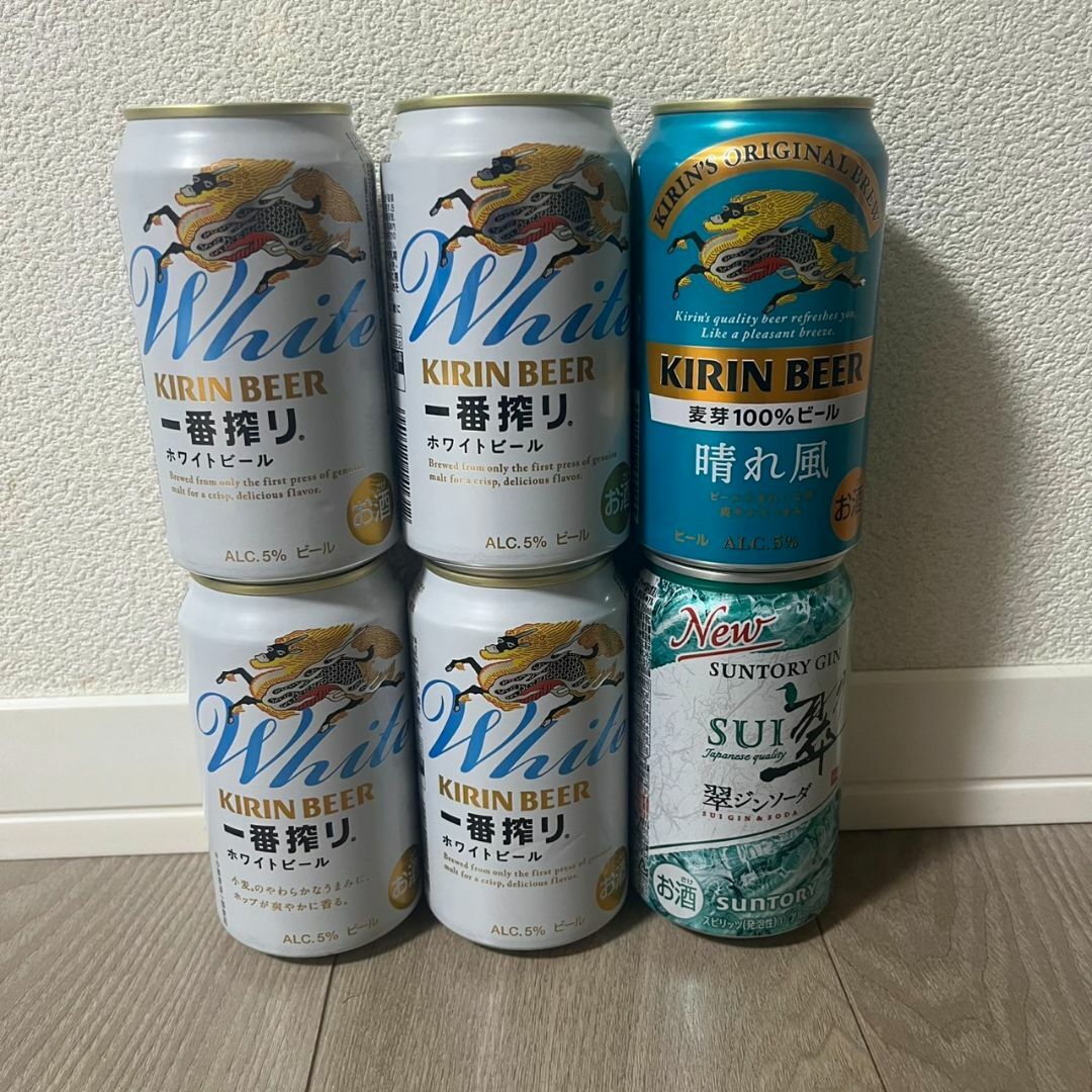 6本セット】ビール 発泡酒 サワー お酒 セットの通販 by りささ 6本セット】ビール 発泡酒 サワー お酒 セットの通販 by りささ