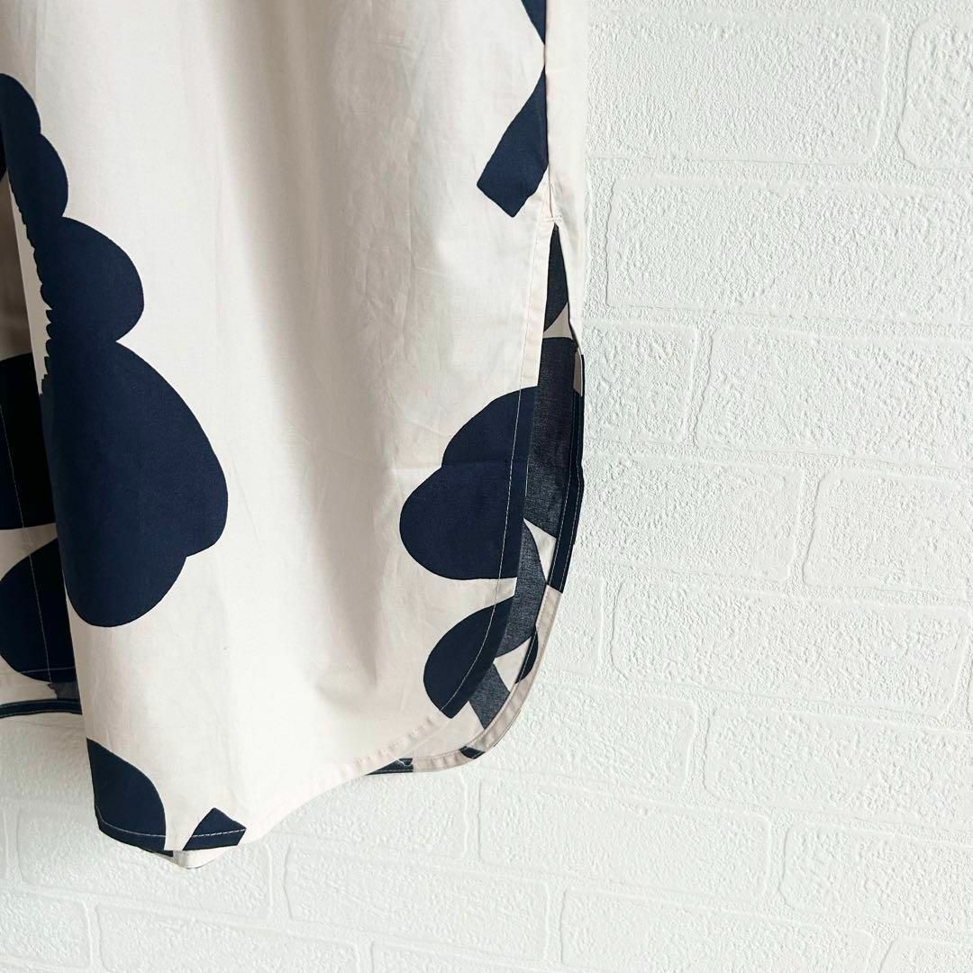 marimekko - 美品✨マリメッコ 花柄ワンピース ベージュ marimekko - 美品✨マリメッコ 花柄ワンピース ベージュ