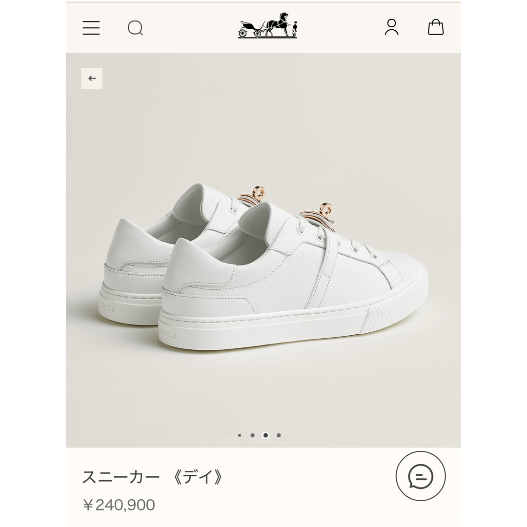 HERMES - エルメス スニーカー デイ 35.5 新品未使用の通販 by HERMES - エルメス スニーカー デイ 35.5 新品未使用の通販 by