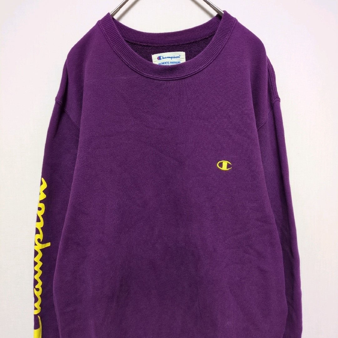 Champion - チャンピオン スウェット トレーナー 裏毛 袖 Champion - チャンピオン スウェット トレーナー 裏毛 袖
