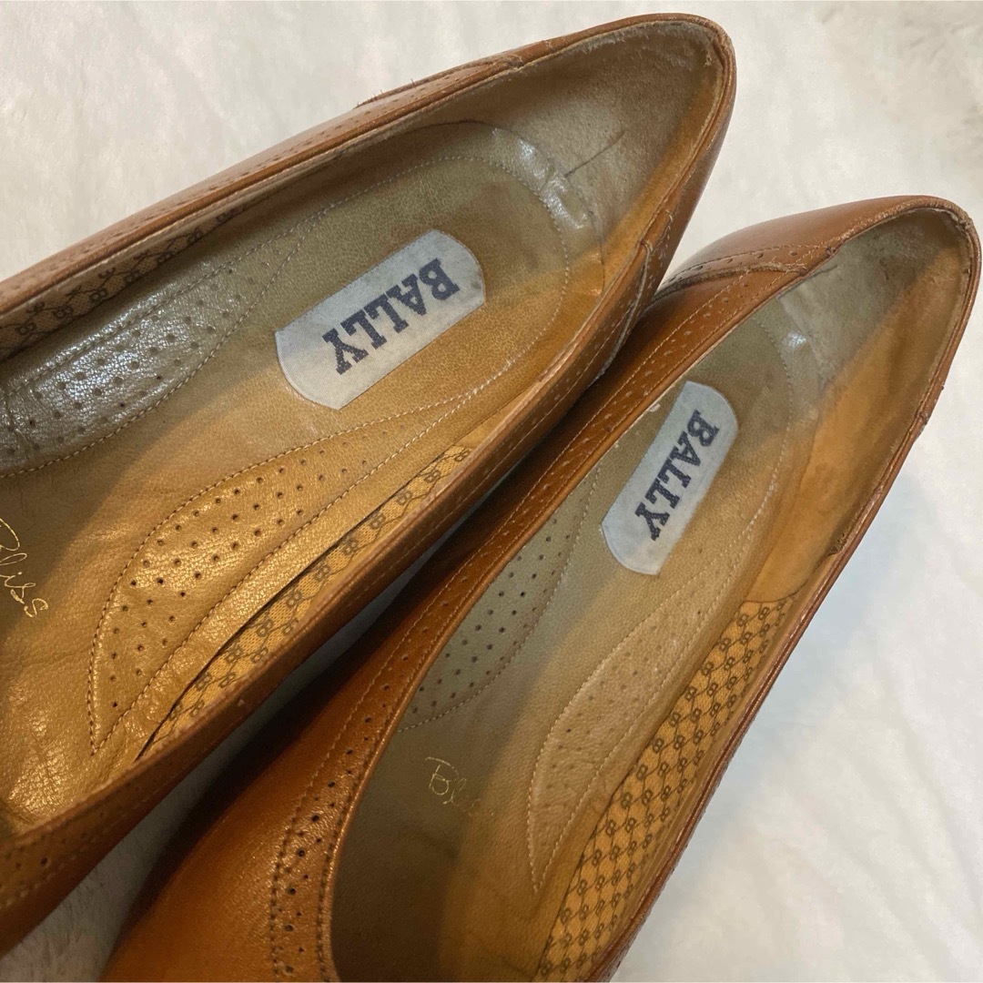Bally - BALLY ブラウン レザー パンプスの通販 by つーママ Bally - BALLY ブラウン レザー パンプスの通販 by つーママ