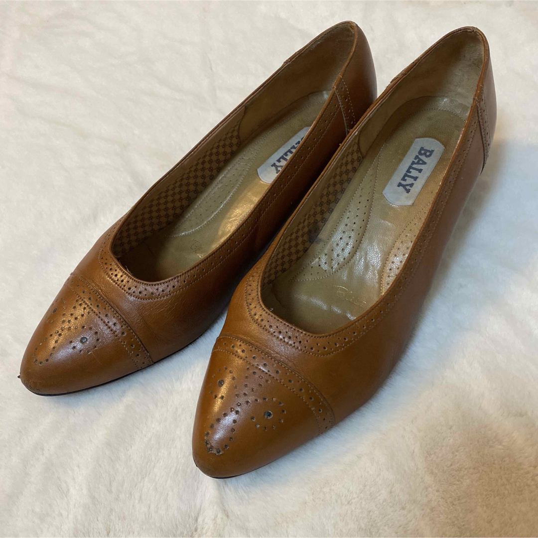 Bally - BALLY ブラウン レザー パンプスの通販 by つーママ Bally - BALLY ブラウン レザー パンプスの通販 by つーママ