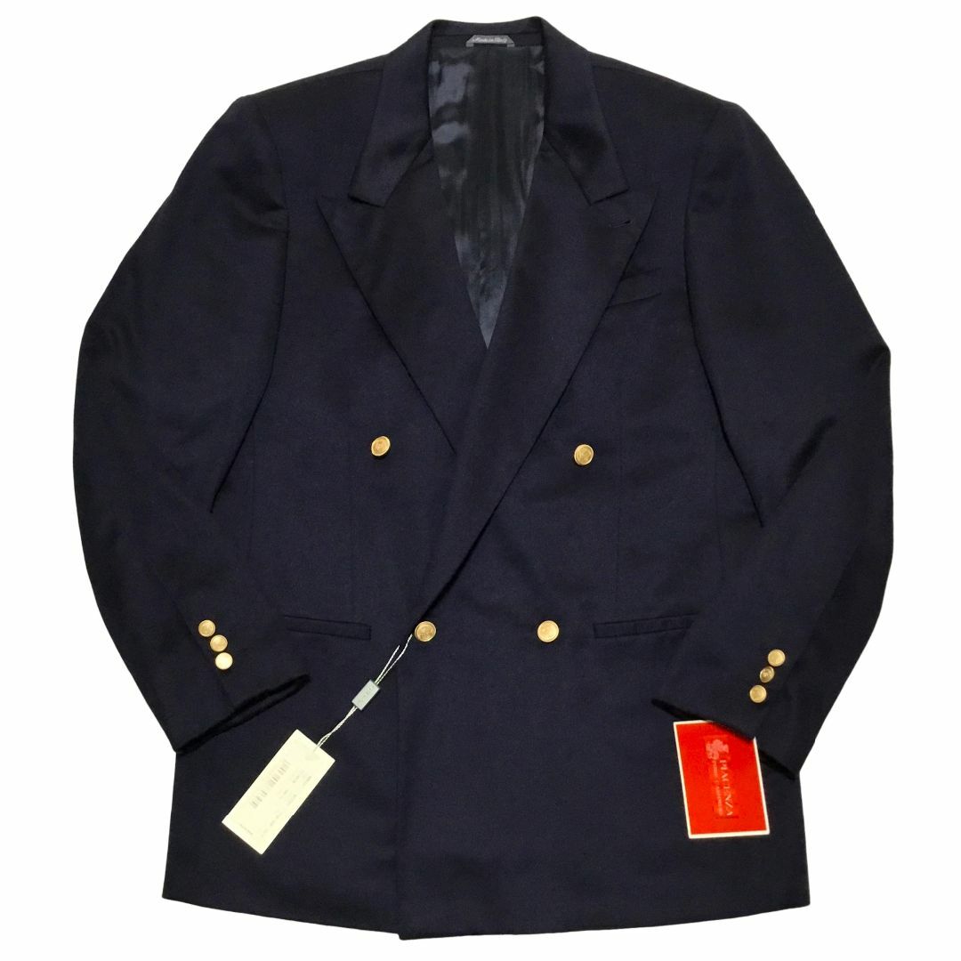 PIACENZA - MODA CORRENTE PIACENZA社製カシミヤ生地 ダブル紺 PIACENZA - MODA CORRENTE PIACENZA社製カシミヤ生地 ダブル紺