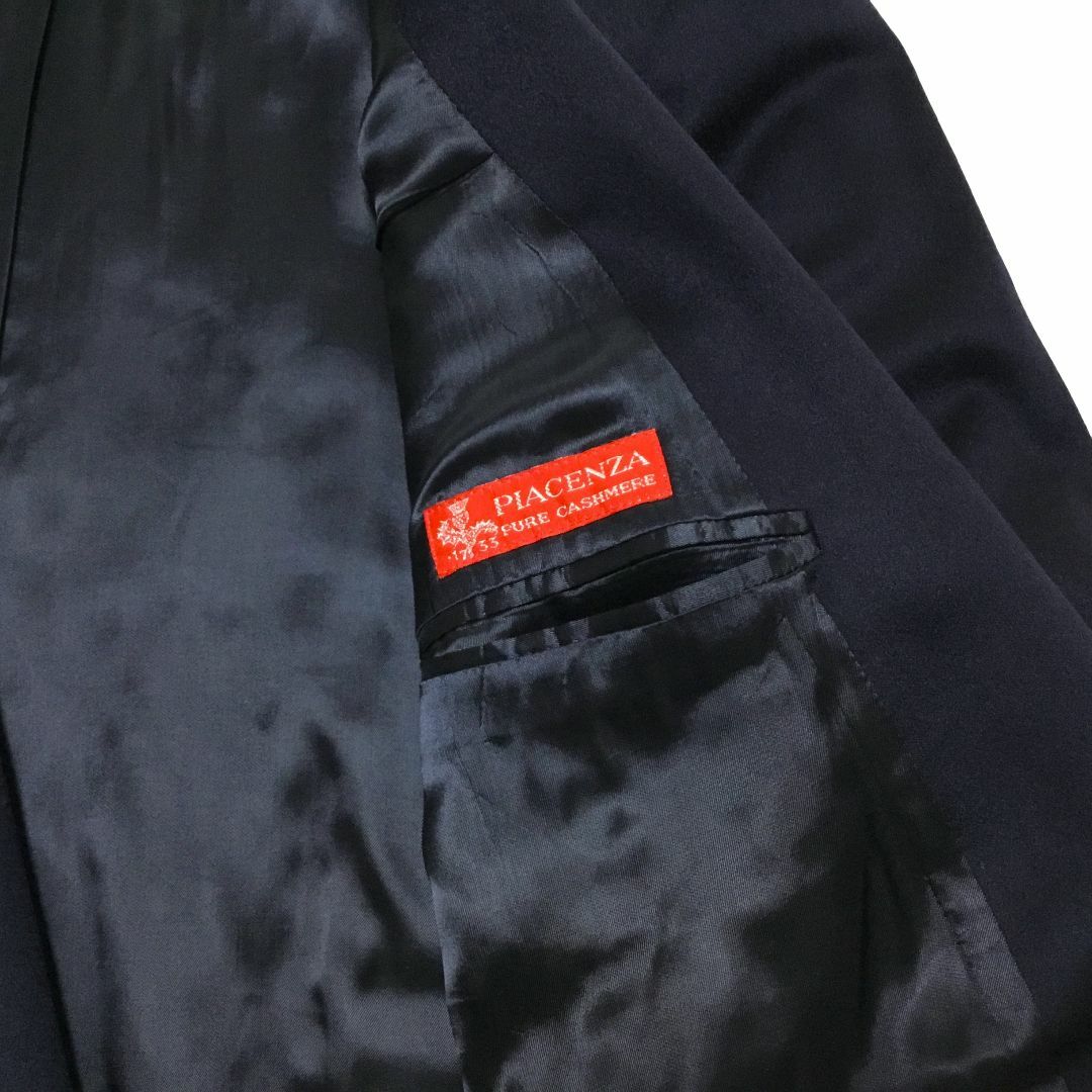 PIACENZA - MODA CORRENTE PIACENZA社製カシミヤ生地 ダブル紺 PIACENZA - MODA CORRENTE PIACENZA社製カシミヤ生地 ダブル紺