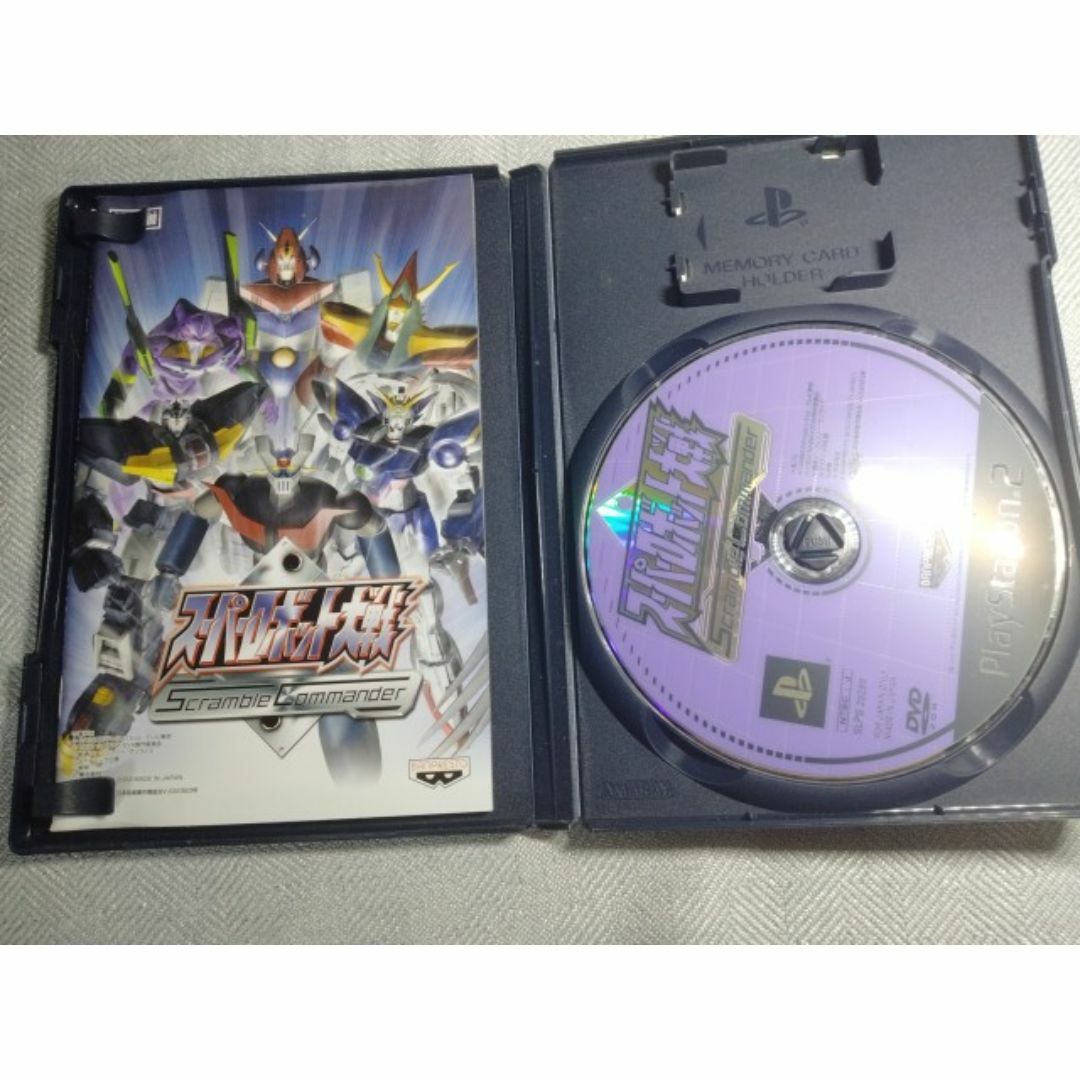PS2 スーパーロボット大戦 取説付き Scramble Commanderの通販 PS2 スーパーロボット大戦 取説付き Scramble Commanderの通販