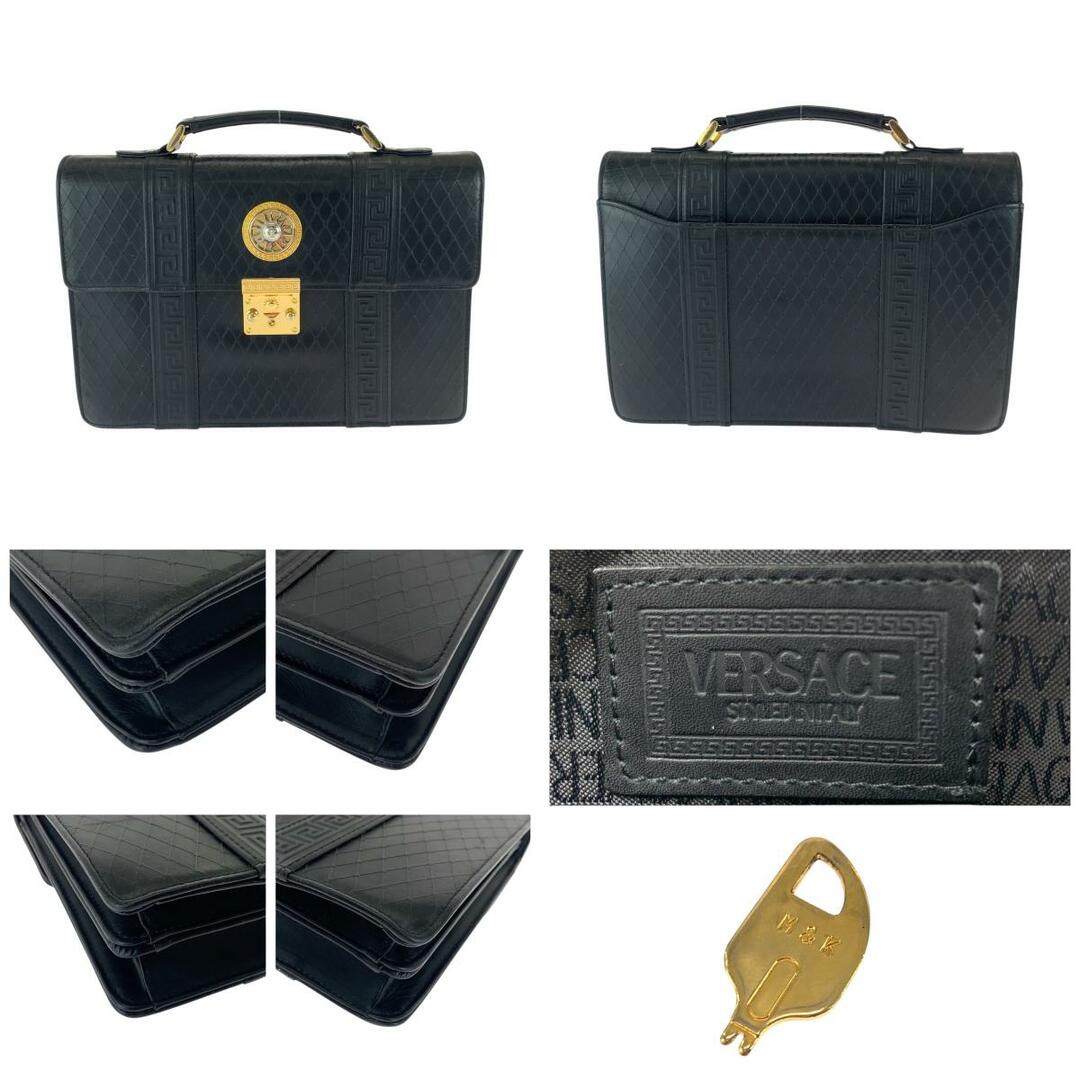 VERSACE - 美品 VERSACE ヴェルサーチ サンバースト ブラック 黒 VERSACE - 美品 VERSACE ヴェルサーチ サンバースト ブラック 黒