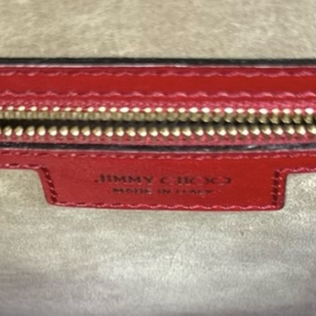 JIMMY CHOO - 【良品】JIMMY CHOO MADELINE RED 2WAY JIMMY CHOO - 【良品】JIMMY CHOO MADELINE RED 2WAY