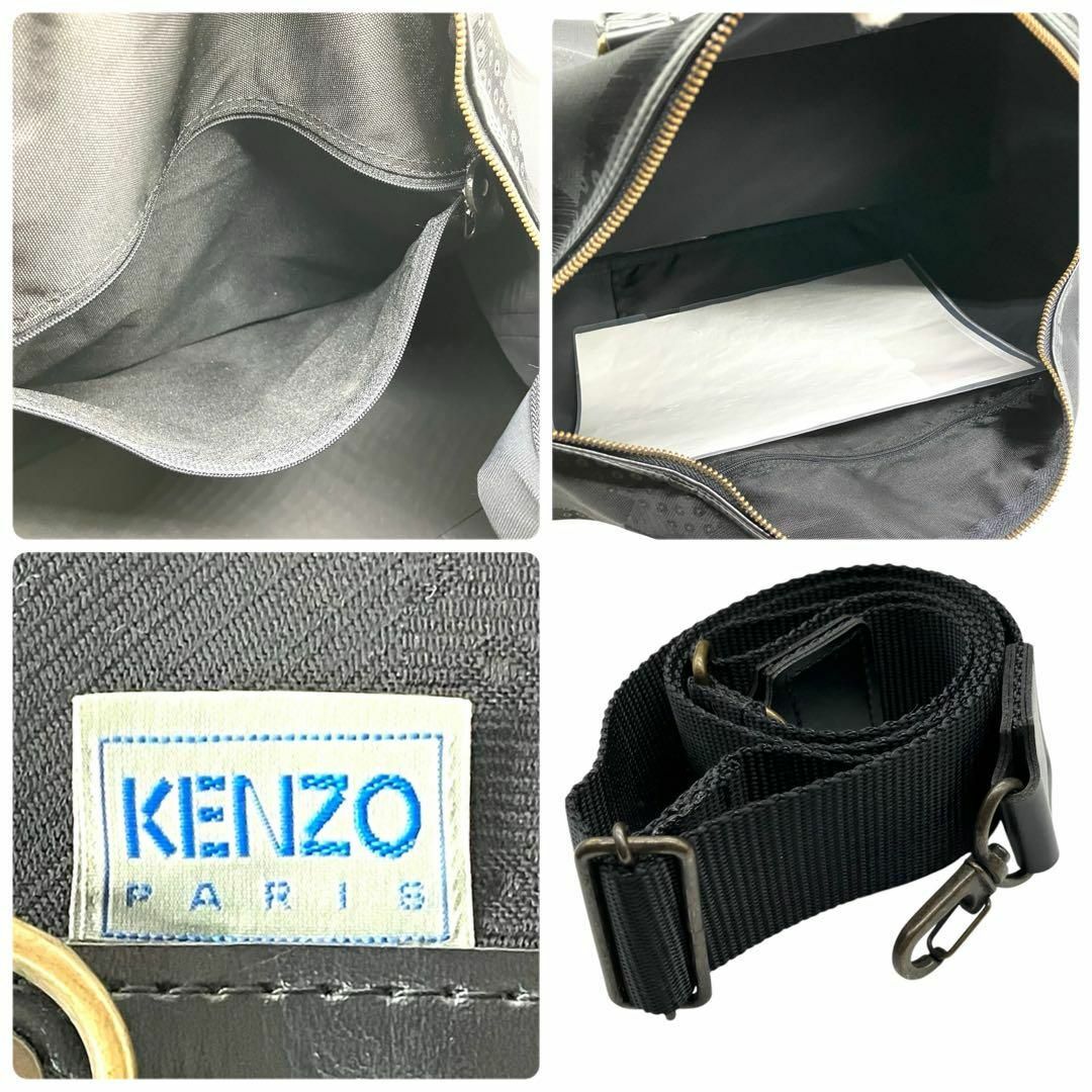 KENZO - 美品 1932 KENZO ボストンバッグ 2way ナイロン レザー KENZO - 美品 1932 KENZO ボストンバッグ 2way ナイロン レザー