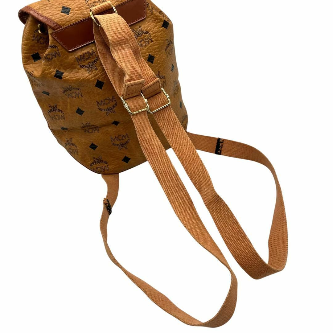 MCM - 良品 1928 MCM リュック ヴィセトス レザー ブラウン 巾着 MCM - 良品 1928 MCM リュック ヴィセトス レザー ブラウン 巾着