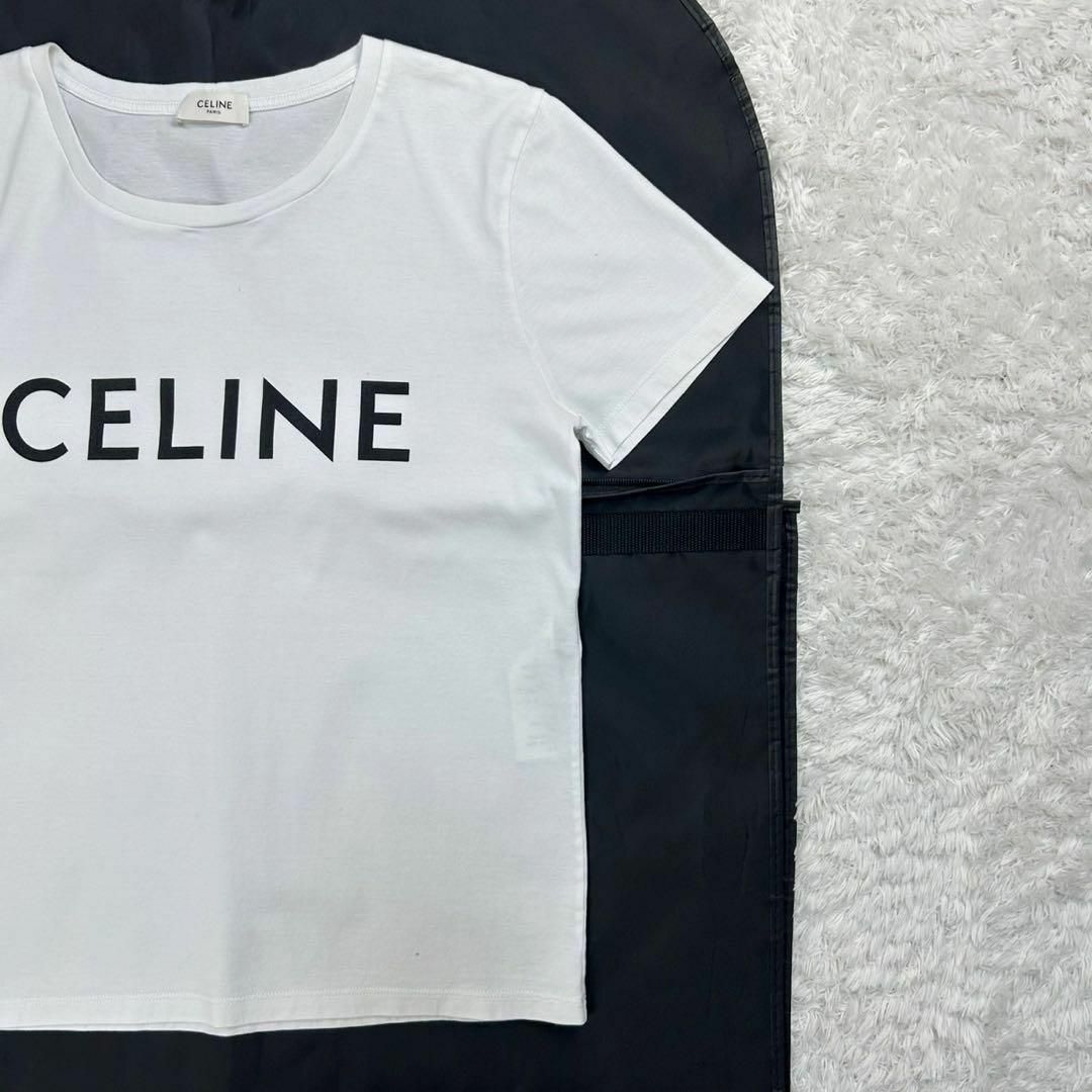 CELINE - 【美品・定番】セリーヌ☆ブランドロゴ入りTシャツ CELINE - 【美品・定番】セリーヌ☆ブランドロゴ入りTシャツ