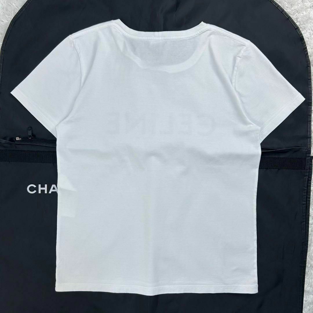 CELINE - 【美品・定番】セリーヌ☆ブランドロゴ入りTシャツ CELINE - 【美品・定番】セリーヌ☆ブランドロゴ入りTシャツ