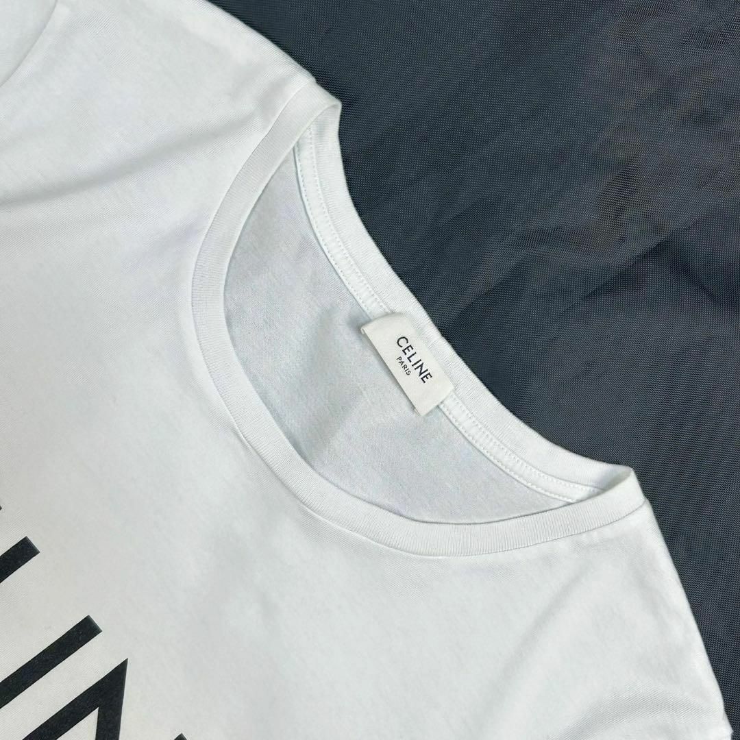 CELINE - 【美品・定番】セリーヌ☆ブランドロゴ入りTシャツ CELINE - 【美品・定番】セリーヌ☆ブランドロゴ入りTシャツ