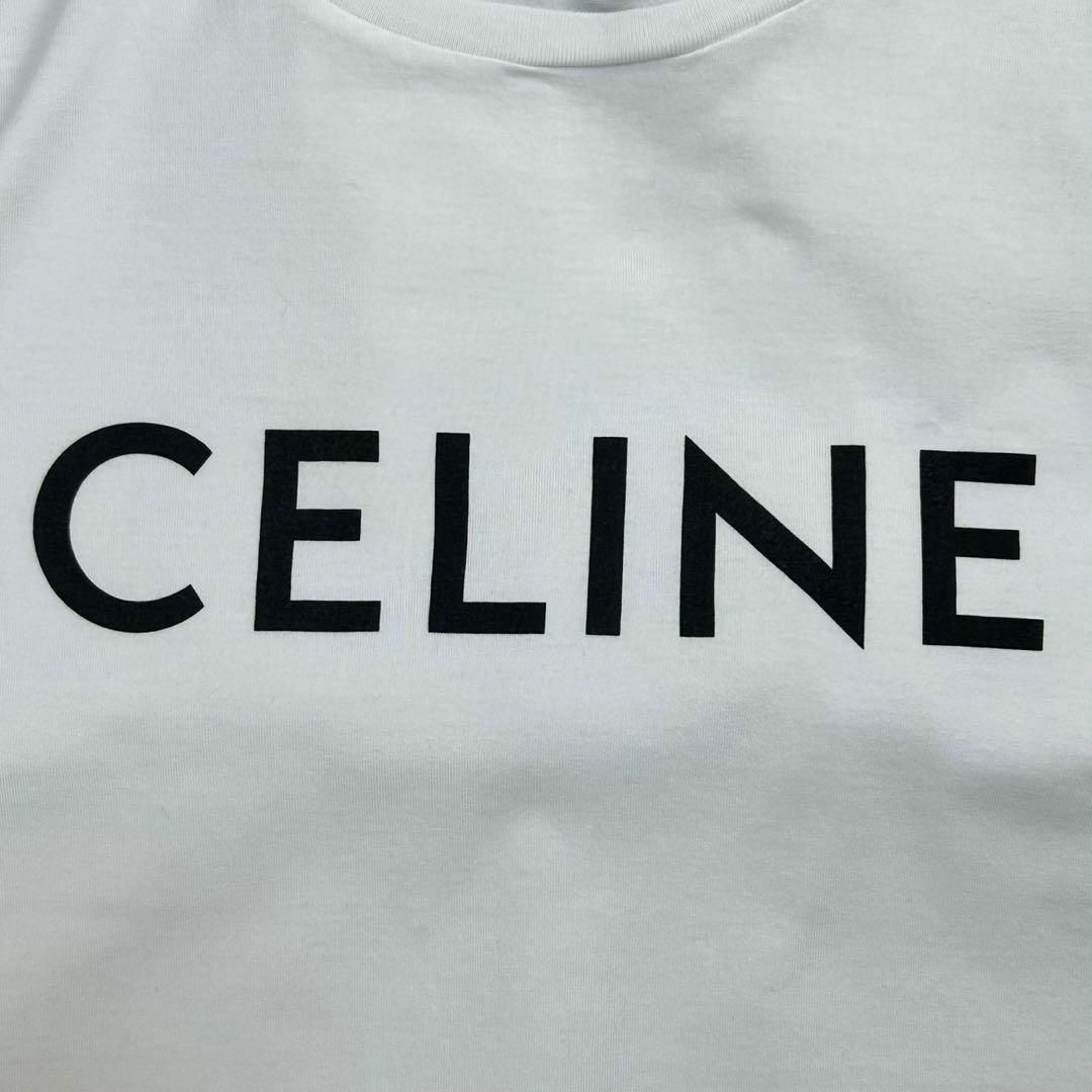 CELINE - 【美品・定番】セリーヌ☆ブランドロゴ入りTシャツ CELINE - 【美品・定番】セリーヌ☆ブランドロゴ入りTシャツ