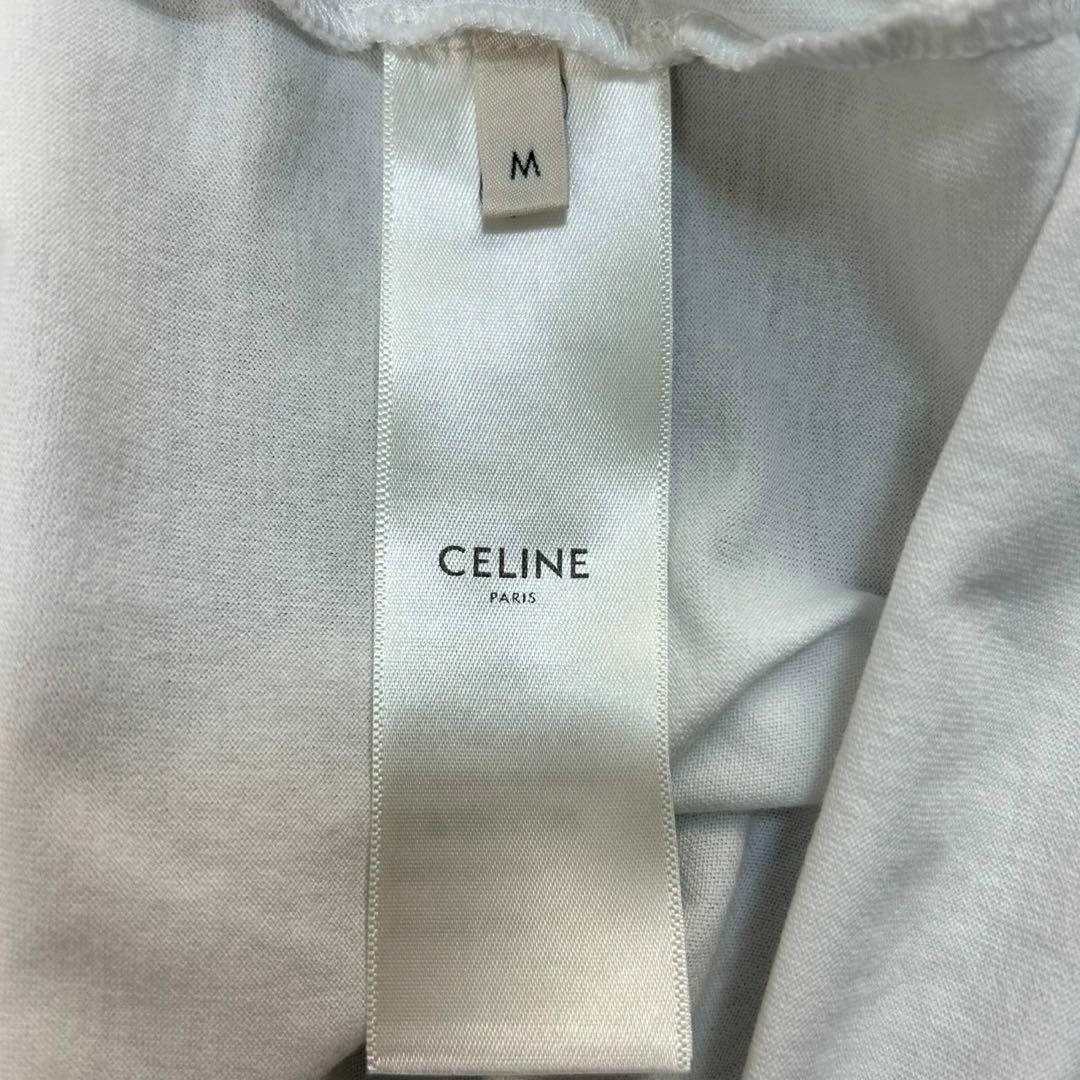 CELINE - 【美品・定番】セリーヌ☆ブランドロゴ入りTシャツ CELINE - 【美品・定番】セリーヌ☆ブランドロゴ入りTシャツ