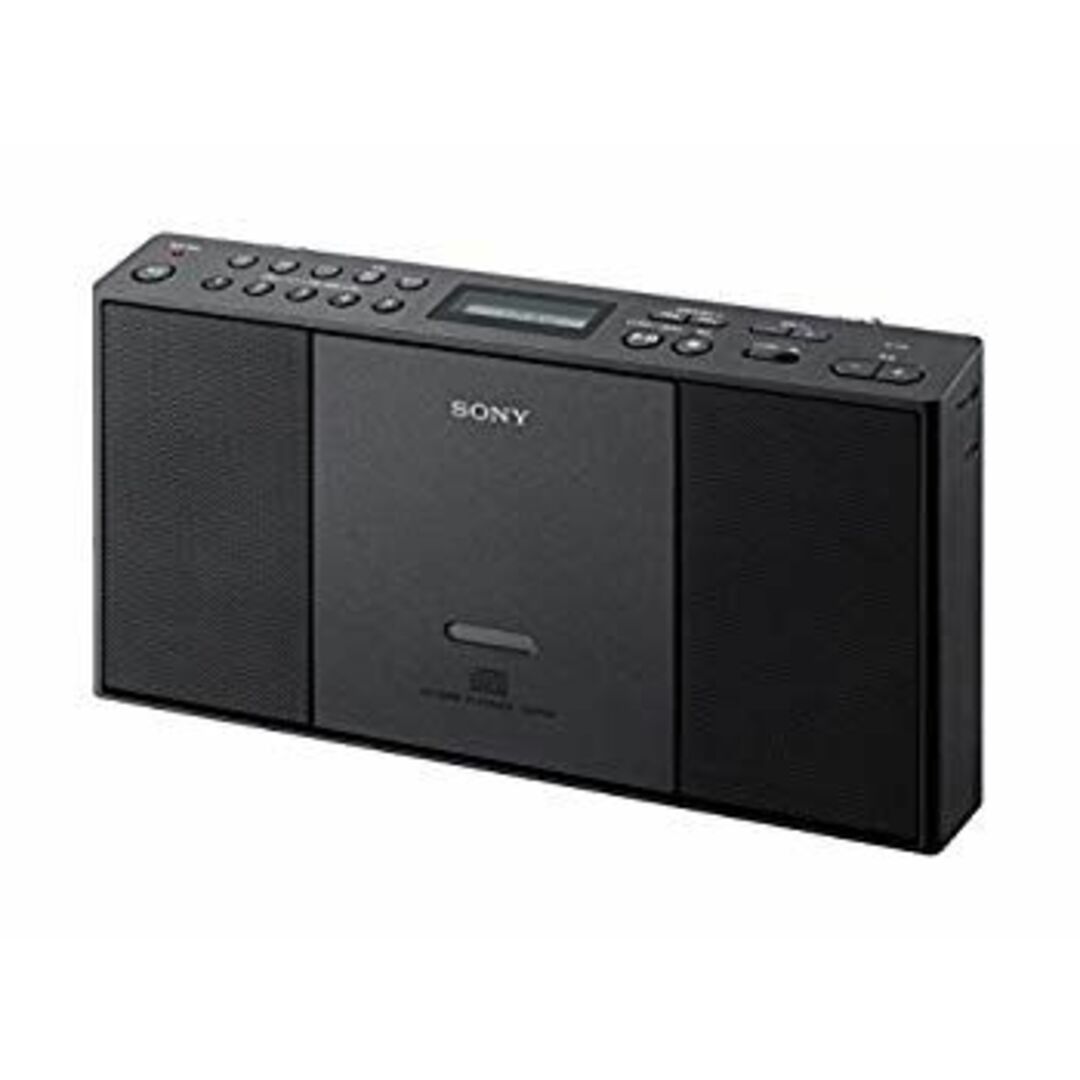 ソニー SONY CDラジオ ZS-E30 : FM/AM/ワイドFM対応 ブラック ZS-E30 B ggw725x スマホ/家電/カメラのオーディオ機器(ラジオ)の商品写真