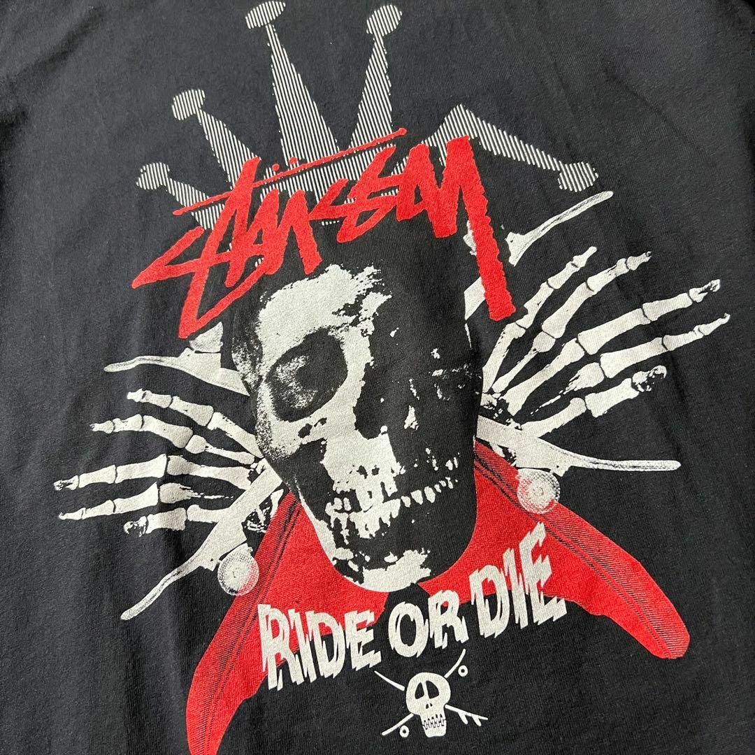 STUSSY - 【2000年代ツラ抜群◎】stussyクラウンロゴ古着スカルT STUSSY - 【2000年代ツラ抜群◎】stussyクラウンロゴ古着スカルT