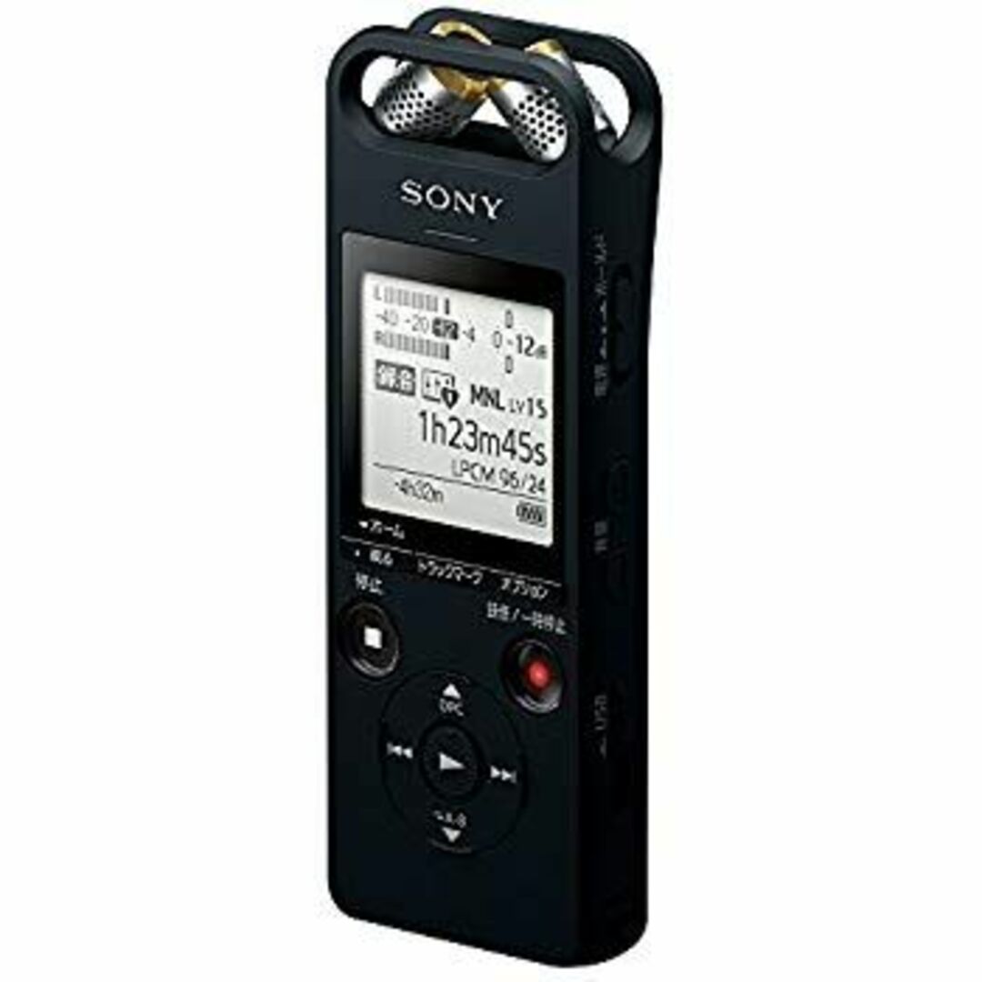 ソニー SONY ステレオICレコーダー 16GB ICD-SX2000 : ハイレゾ対応 可動式マイク ブラック ICD-SX2000 B ggw725x スマホ/家電/カメラのテレビ/映像機器(その他)の商品写真