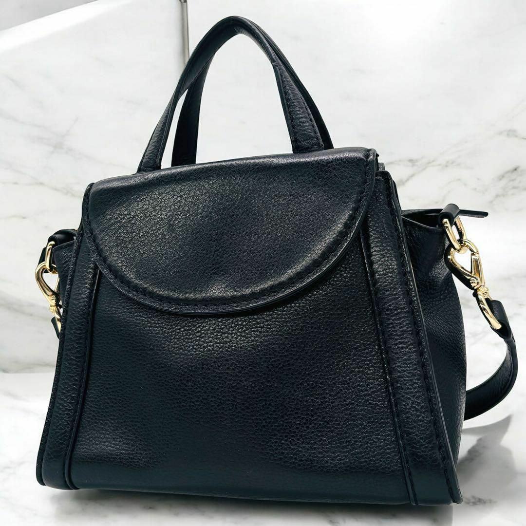 kate spade NEW YORK - 【美品】kate spade ブラック レザー kate spade NEW YORK - 【美品】kate spade ブラック レザー