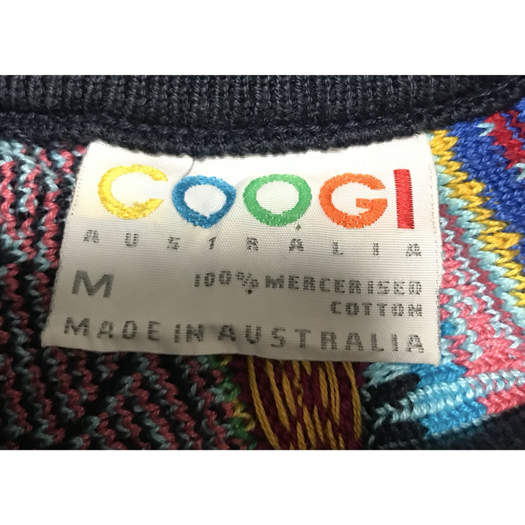 COOGI - coogi マルチカラー3Dニットの通販 by TK|クージーなら COOGI - coogi マルチカラー3Dニットの通販 by TK|クージーなら