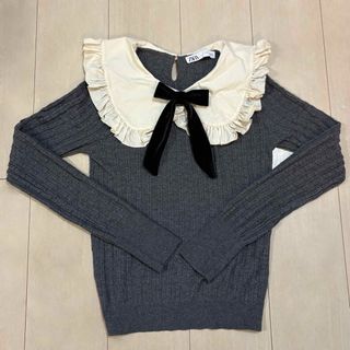 michellMacaron - ミシェルマカロン デコルテカットニット michellMacaron - ミシェルマカロン デコルテカットニット