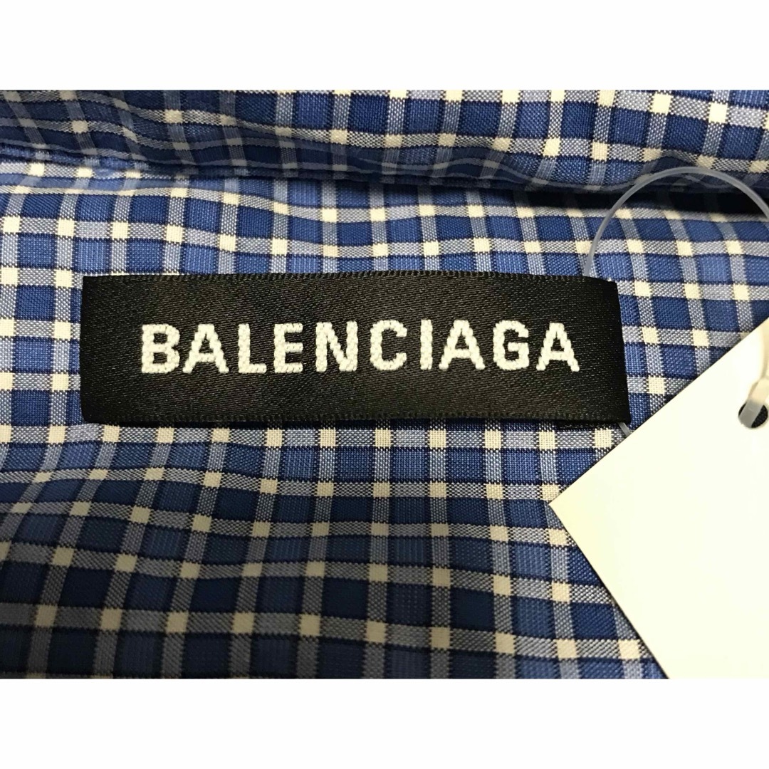 BALENCIAGA - バレンシアガ チェックシャツの通販 by TK BALENCIAGA - バレンシアガ チェックシャツの通販 by TK