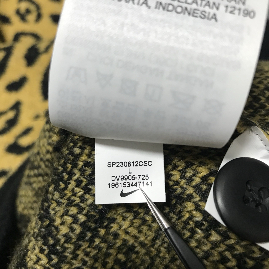 NIKE - ナイキ レオパード カーディガンの通販 by TK|ナイキ NIKE - ナイキ レオパード カーディガンの通販 by TK|ナイキ