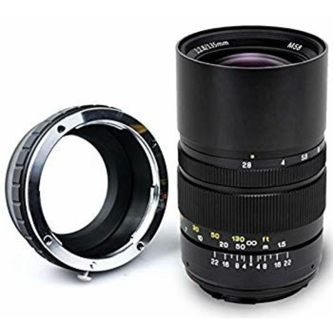 Oshiro 135?mm f / 2.8?LD UNC ALフルフレームPrime望遠レンズfor Sony NEX e-mount a6500、a6300? a6000? a5100? a5000? NEX - 7、NEX - 6、5t 2zzhgl6 スマホ/家電/カメラのカメラ(レンズ(単焦点))の商品写真