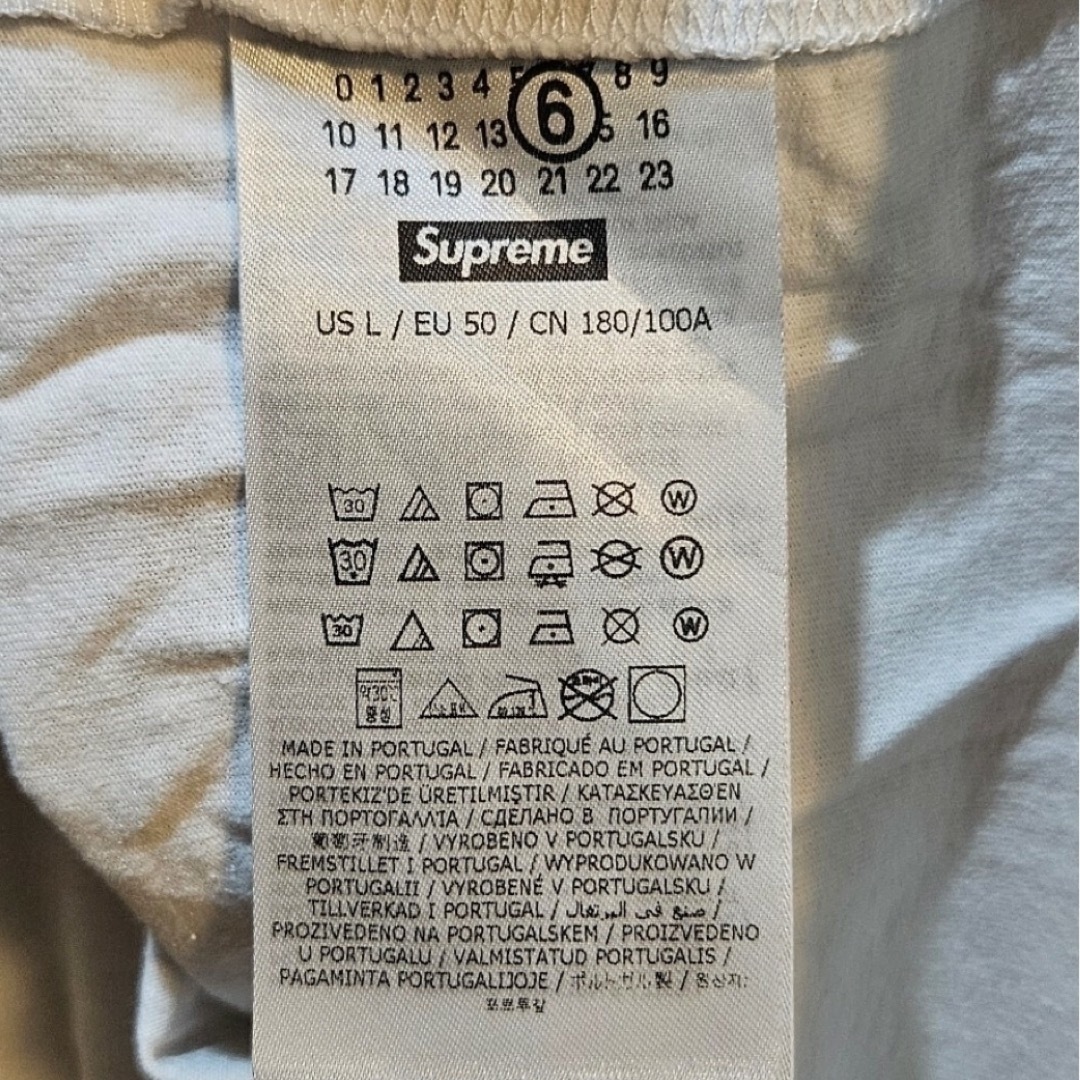 Supreme - キムタク着SUPREME Maison Margiela Box Logo Lの通販 Supreme - キムタク着SUPREME Maison Margiela Box Logo Lの通販