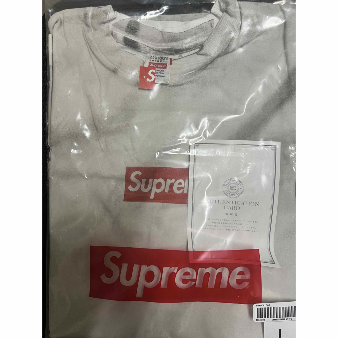 Supreme - キムタク着SUPREME Maison Margiela Box Logo Lの通販 Supreme - キムタク着SUPREME Maison Margiela Box Logo Lの通販