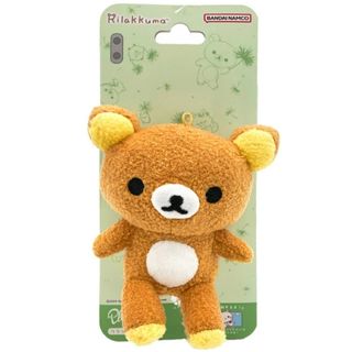 リラックマ Play Charm ふわふわ (スマホスタンドぬいぐるみ)(キャラクターグッズ)