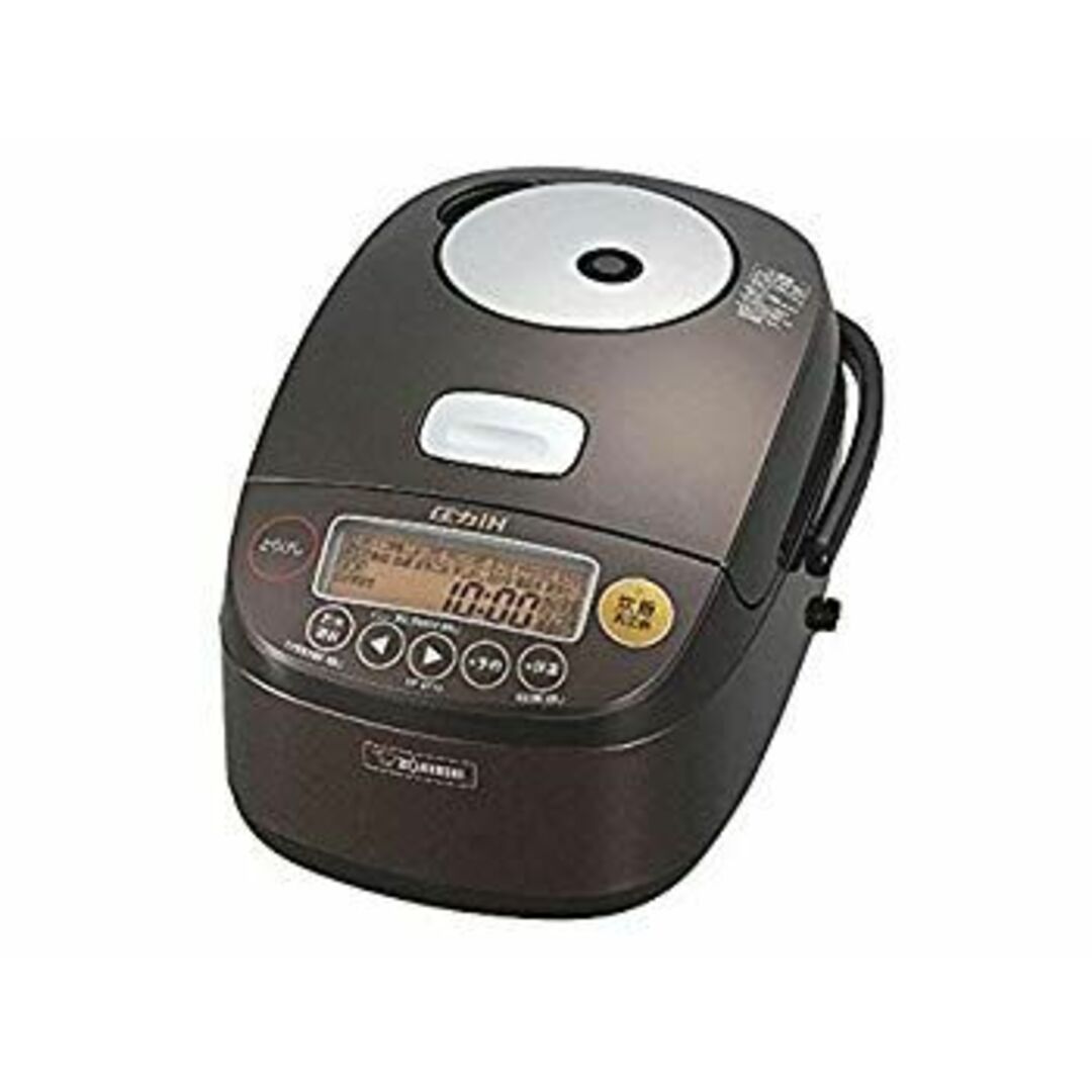 象印 圧力IH炊飯ジャー(5.5合炊き) ダークブラウンZOJIRUSHI 極め炊き NP-BF10-TD 2zzhgl6 スマホ/家電/カメラの調理家電(炊飯器)の商品写真