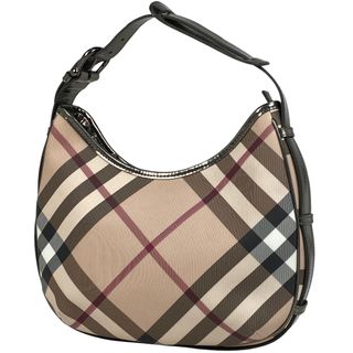 BURBERRY - BURBERRY 極美品 黒 ローラバッグ キャンバス レザー BURBERRY - BURBERRY 極美品 黒 ローラバッグ キャンバス レザー