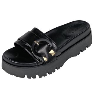 PRADA - PRADA 極美品✨現行 ソフトパデッドレザーサンダル PRADA - PRADA 極美品✨現行 ソフトパデッドレザーサンダル